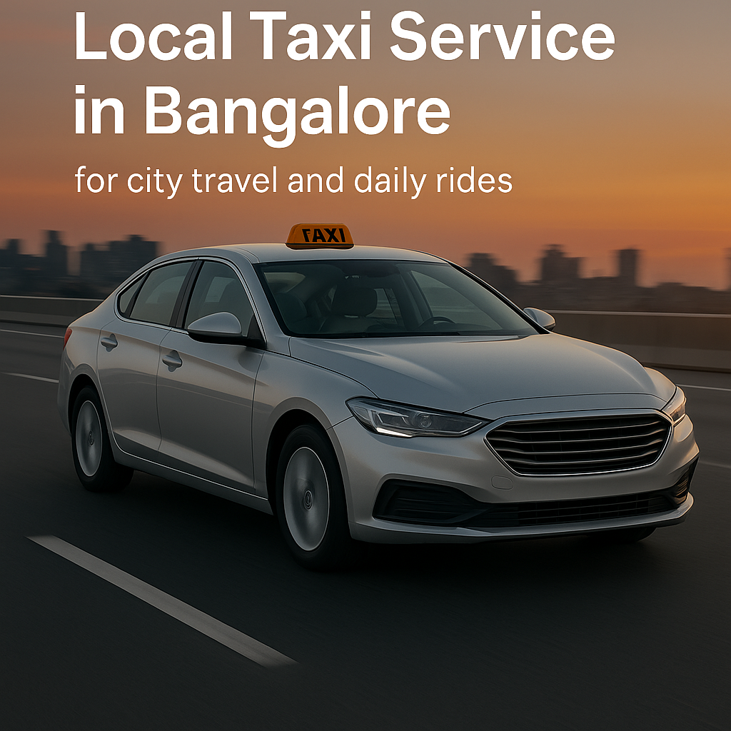 Local taxi service in Bangalore for city travel and daily rides
