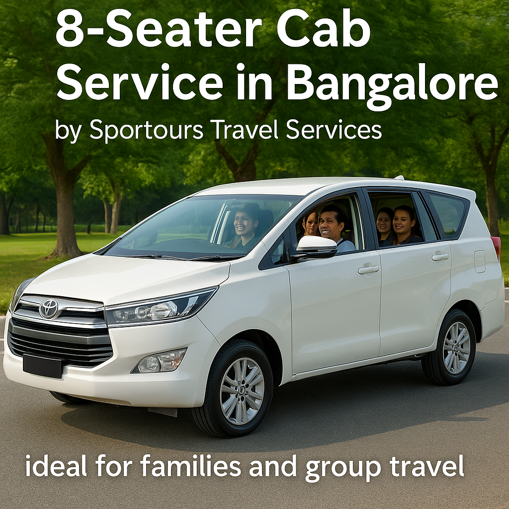 8-seater cab service