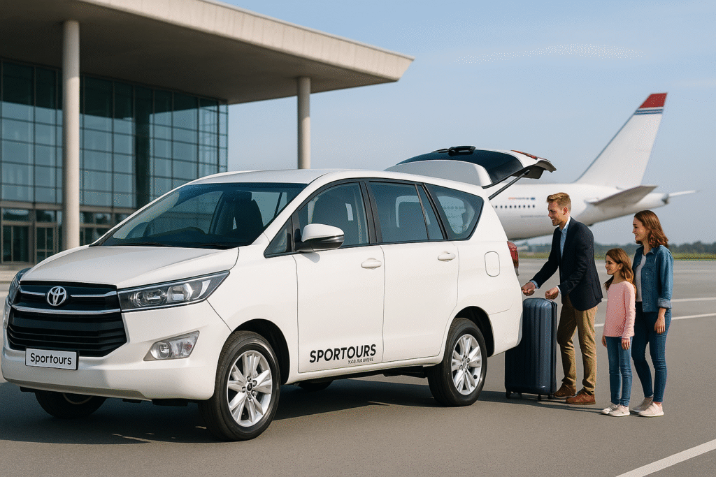 SUV airport taxi Bangalore by Sportours Travel Services – on-time pickup and drop to Kempegowda International Airport