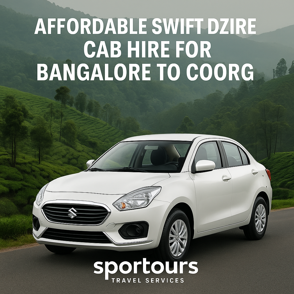 Swift Dzire Taxi Fare β Bangalore to Coorg