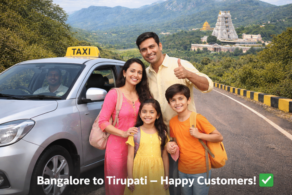Bangalore to Tirupati Swift Dzire