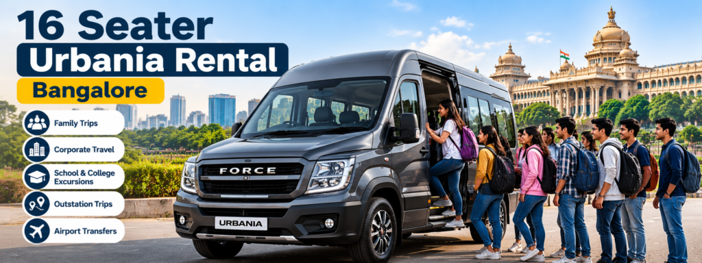 16 Seater Urbania Rental