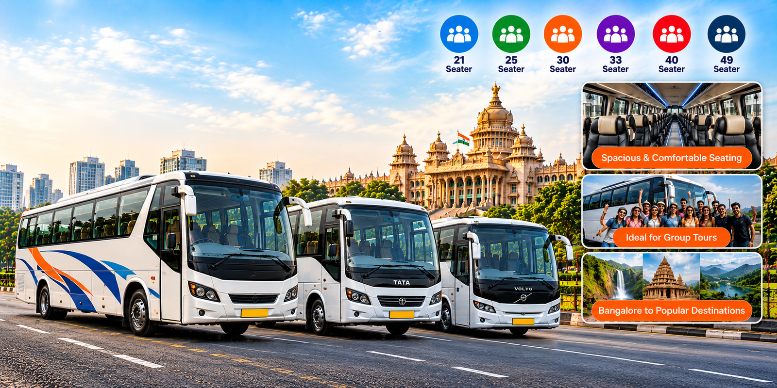 Minibus and Tourist Bus Booking in Bangalore