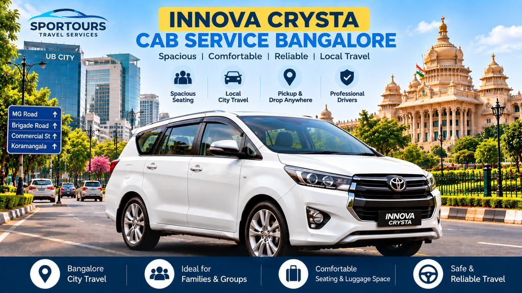 Innova Crysta Cab Service Bangalore