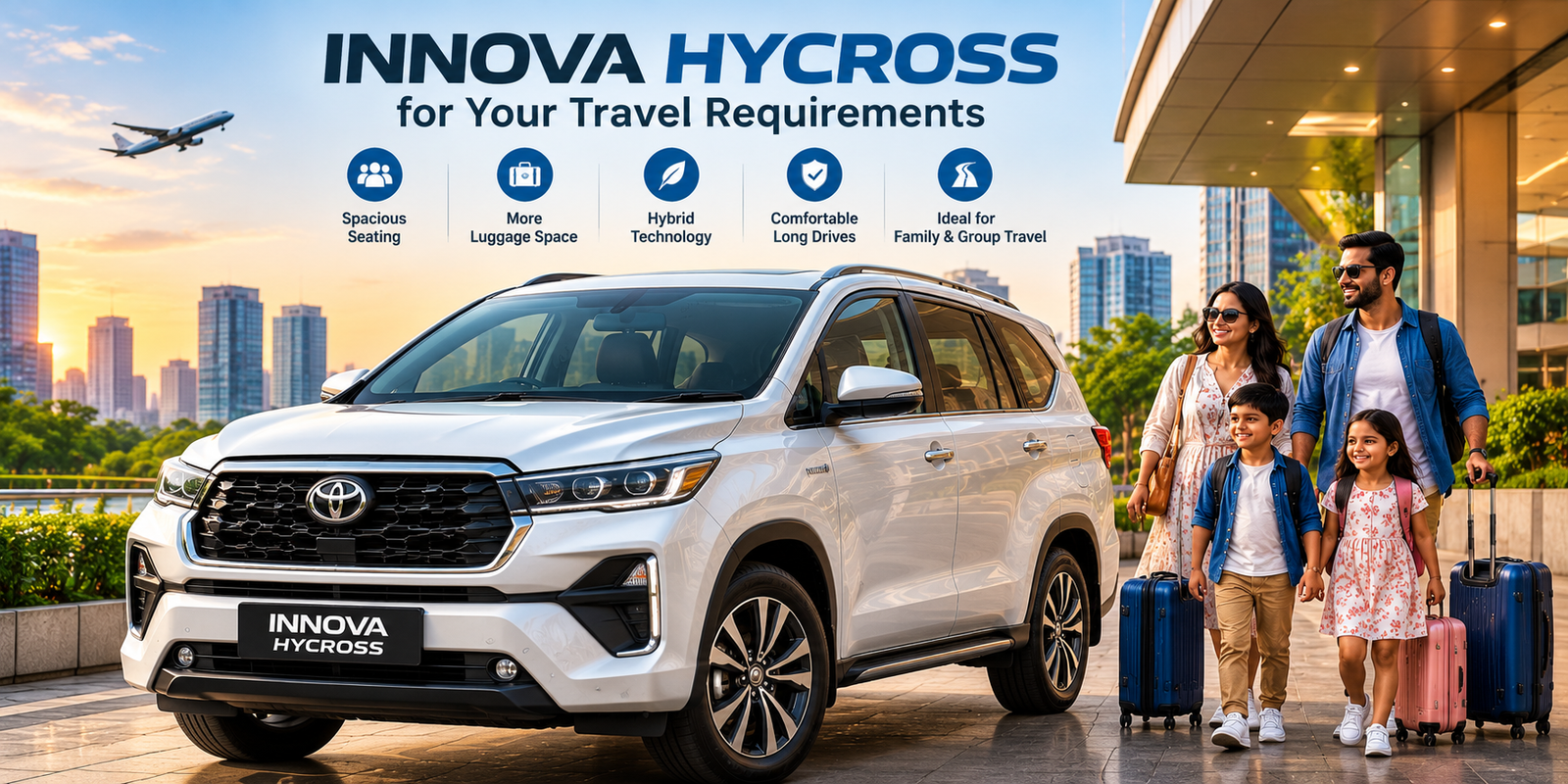 Innova Hycross for Your Travel Requirements
