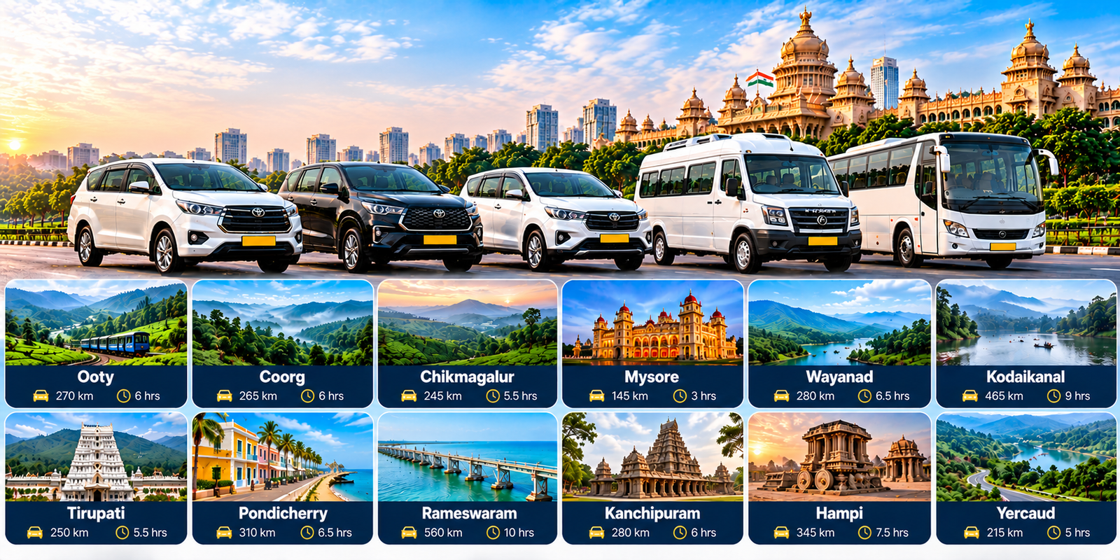 Popular Travel Packages from Bangalore